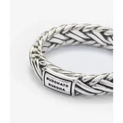 Buddha to Buddha Silber Ringe | Silberschmuck-Geflochtener ring Katja XS