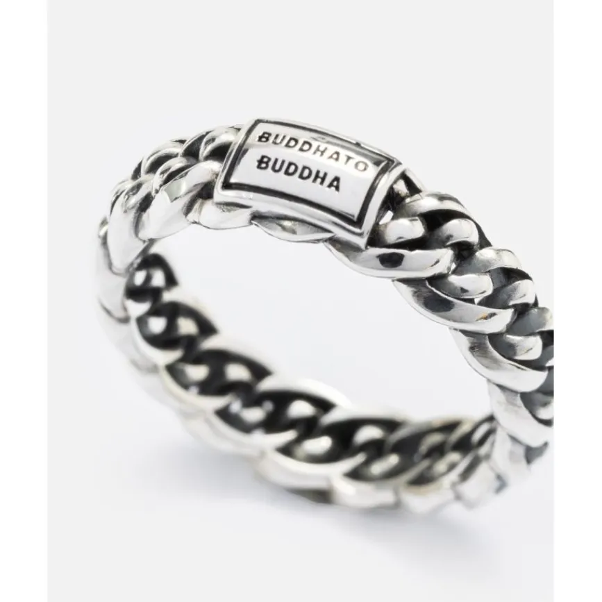 Buddha to Buddha Silber Ringe | Silberschmuck-Geflochtener Ring Nathalie XS