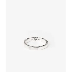 Buddha to Buddha Silber Ringe | Engrave-George Mini Glatt Ring Silber