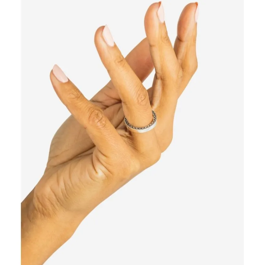 Buddha to Buddha Silber Ringe | Engrave-George Mini Glatt Ring Silber