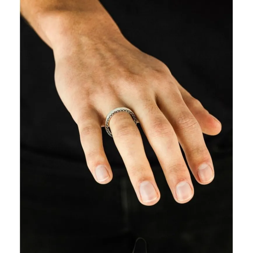 Buddha to Buddha Silber Ringe | Engrave-George Mini Glatt Ring Silber