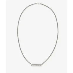 Buddha to Buddha Silberketten | Engrave-Halskette Essential Logo XS 45,5 cm
