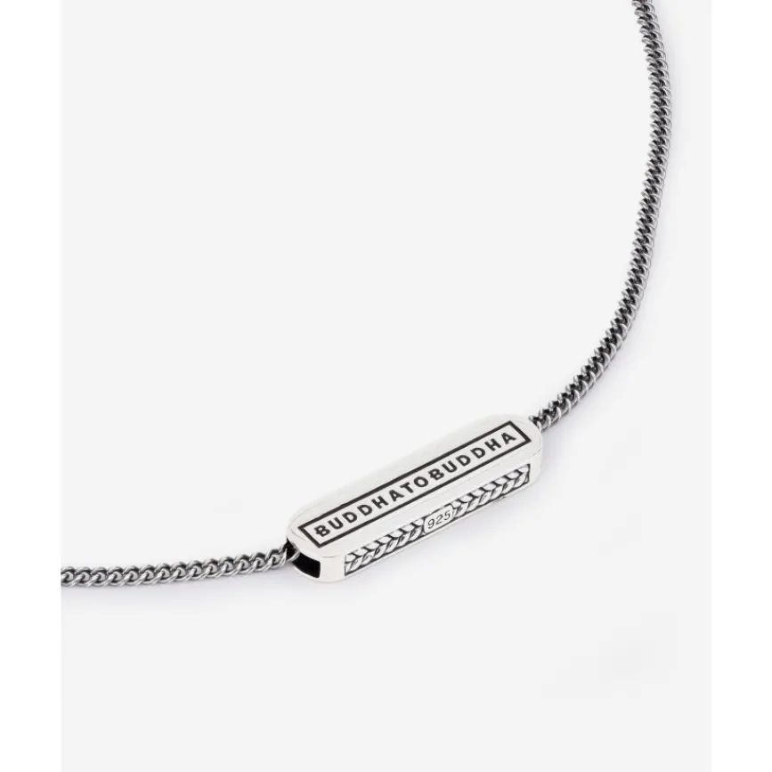 Buddha to Buddha Silberketten | Engrave-Halskette Essential Logo XS 45,5 cm