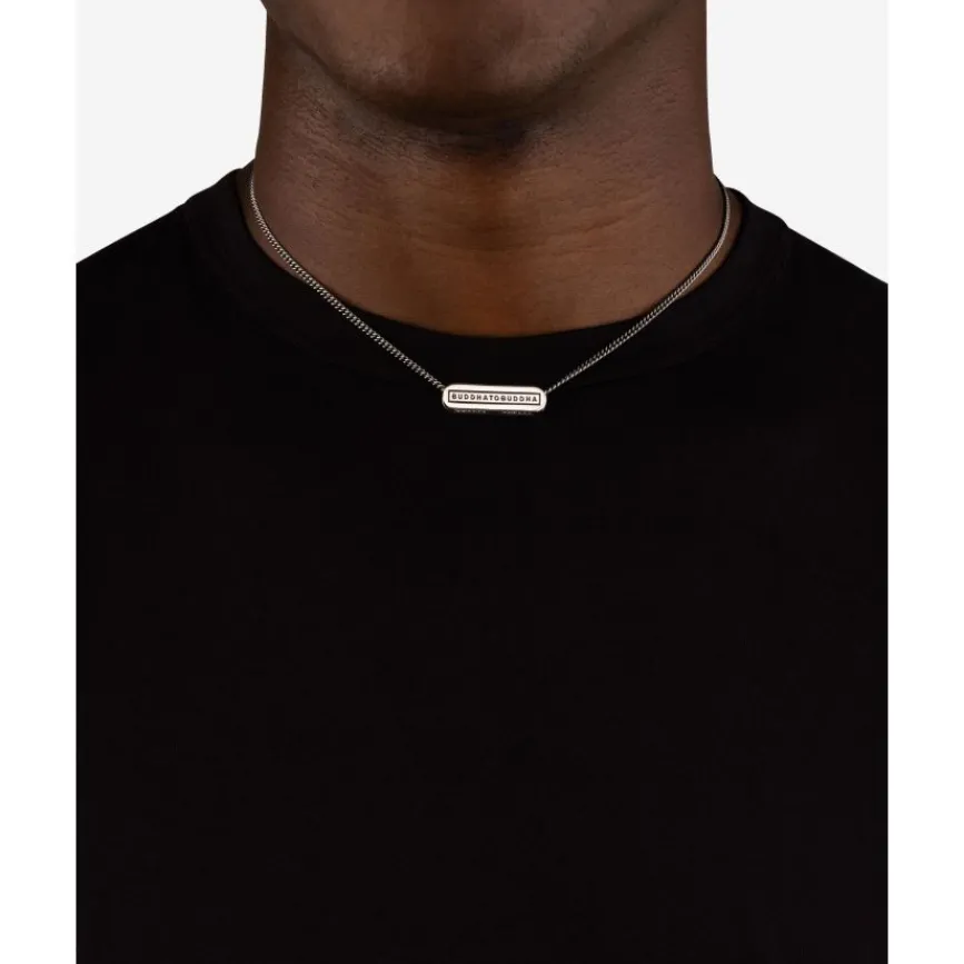 Buddha to Buddha Silberketten | Engrave-Halskette Essential Logo XS 45,5 cm