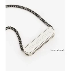 Buddha to Buddha Silberketten | Engrave-Halskette Essential Logo XS 45,5 cm