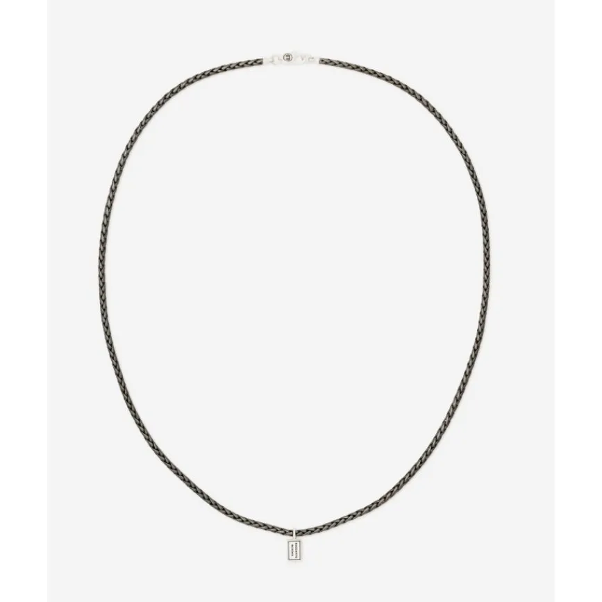 Buddha to Buddha Silberketten | Black Rhodium Schmuck-Halskette George XS Black Rhodium 60 cm
