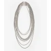 Buddha to Buddha Silberketten | Silberschmuck-Halskette Nathalie Multi Chain Silber 75 cm
