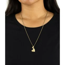 Buddha to Buddha Anhänger | Premium Gold Plated Jewelry-Herz Anhänger Vergoldet