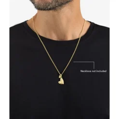 Buddha to Buddha Anhänger | Premium Gold Plated Jewelry-Herz Anhänger Vergoldet