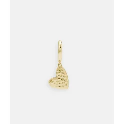 Buddha to Buddha Vergoldete Ohrringe | Premium Gold Plated Jewelry-Herz Ohrring Single Piece Vergoldet