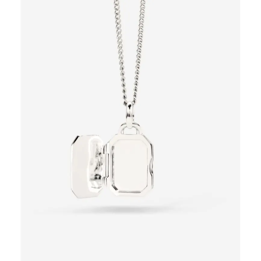 Buddha to Buddha Silberketten | Engrave-Kette Barbara Medaillon Silber 60cm