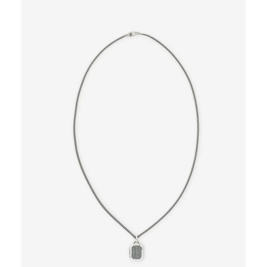 Buddha to Buddha Silberketten | Engrave-Kette Barbara Medaillon Silber 60cm