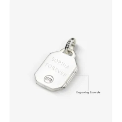 Buddha to Buddha Silberketten | Engrave-Kette Barbara Medaillon Silber 60cm