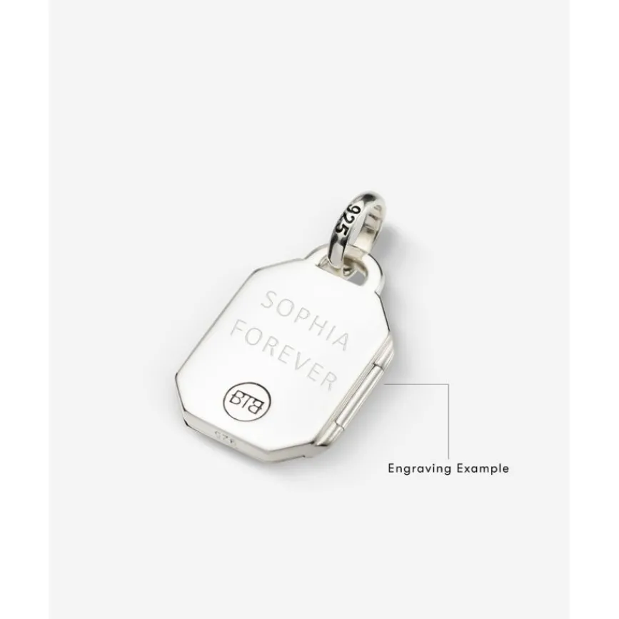 Buddha to Buddha Silberketten | Engrave-Kette Barbara Medaillon Silber 60cm