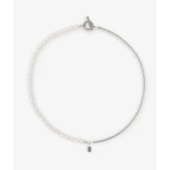 Buddha to Buddha Perlenketten | Silberschmuck-Kette Barbara Mini Perle Silber 45 cm