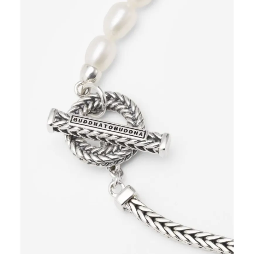 Buddha to Buddha Perlenketten | Silberschmuck-Kette Barbara Mini Perle Silber 45 cm