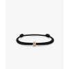 Buddha to Buddha Kordel Armbänder | Golden Armbänder-Nathalie Bead Cord Armband Gold 14kt Schwarz