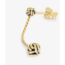 Buddha to Buddha Gold Ohrringe | Goldschmuck-Ohrhänger Refined Katja Gold YG 14kt