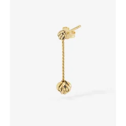 Buddha to Buddha Gold Ohrringe | Goldschmuck-Ohrhänger veredelt Katja 14 Karat Gold Einzelstück