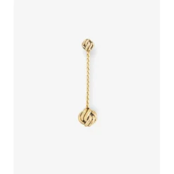 Buddha to Buddha Gold Ohrringe | Goldschmuck-Ohrhänger veredelt Katja 14 Karat Gold Einzelstück