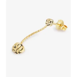 Buddha to Buddha Gold Ohrringe | Goldschmuck-Ohrhänger veredelt Katja 14 Karat Gold Einzelstück