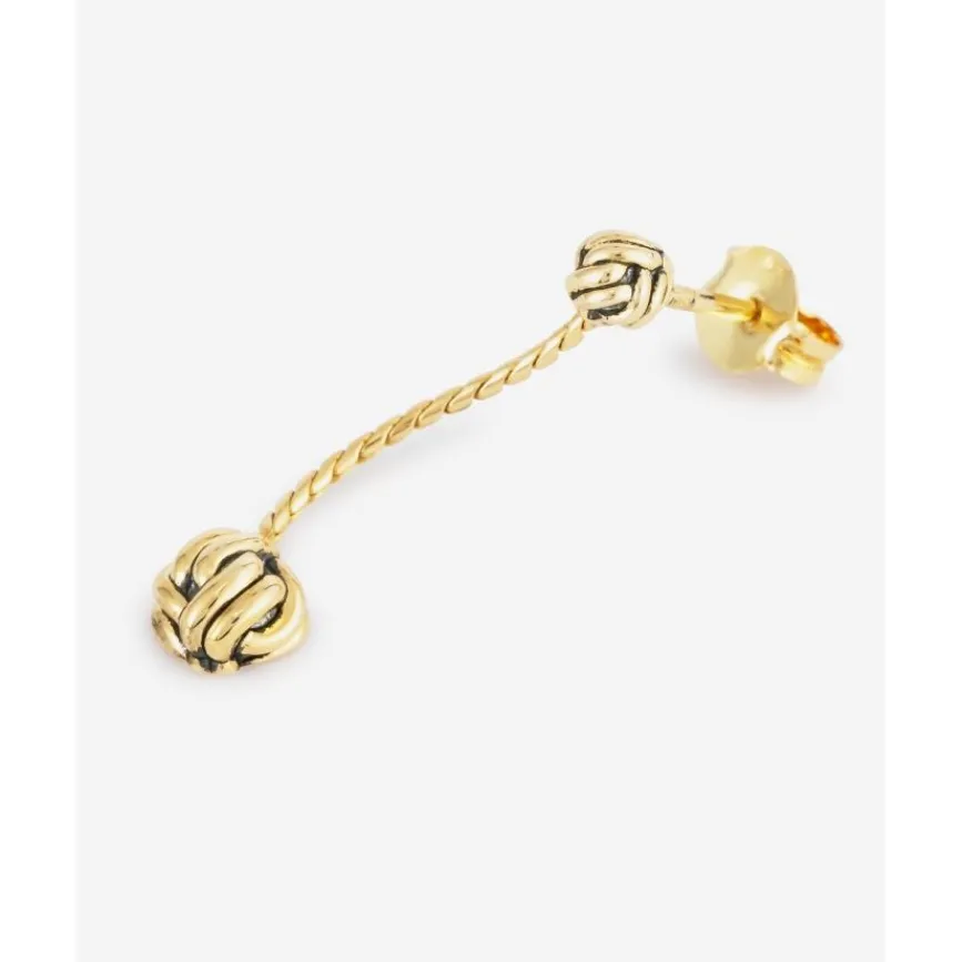 Buddha to Buddha Gold Ohrringe | Goldschmuck-Ohrhänger veredelt Katja 14 Karat Gold Einzelstück
