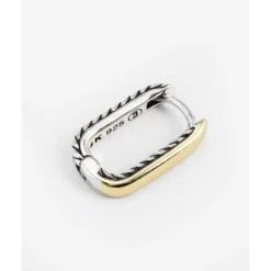 Buddha to Buddha Goldketten | Gold Ohrringe-Ohrring Barbara Reversible Bicolor Single Piece