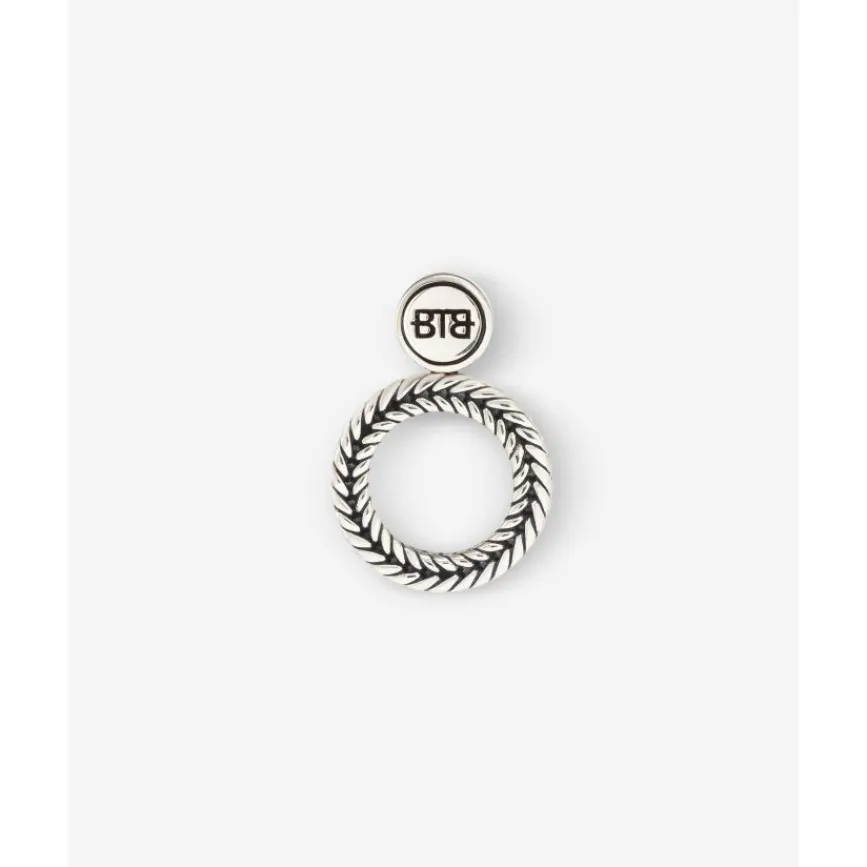 Buddha to Buddha Silber Ohrringe | Silberschmuck-Ohrring Barbara Rund Silber Single Piece