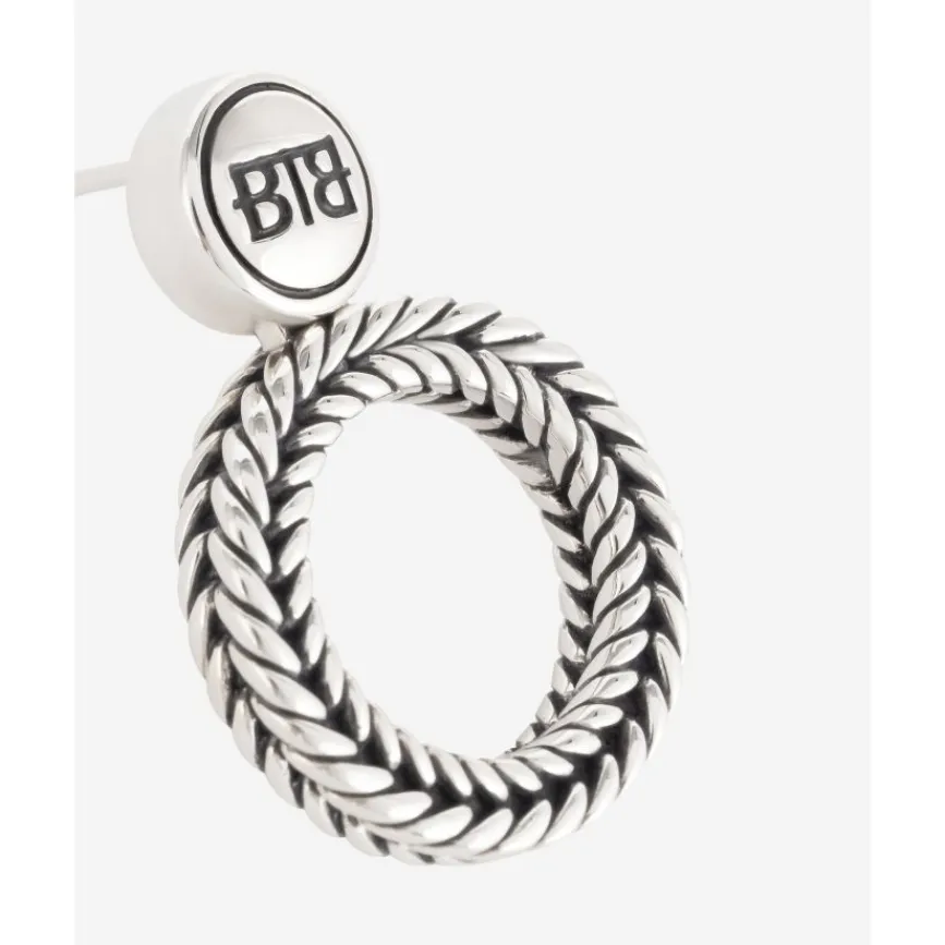 Buddha to Buddha Silber Ohrringe | Silberschmuck-Ohrring Barbara Rund Silber Single Piece