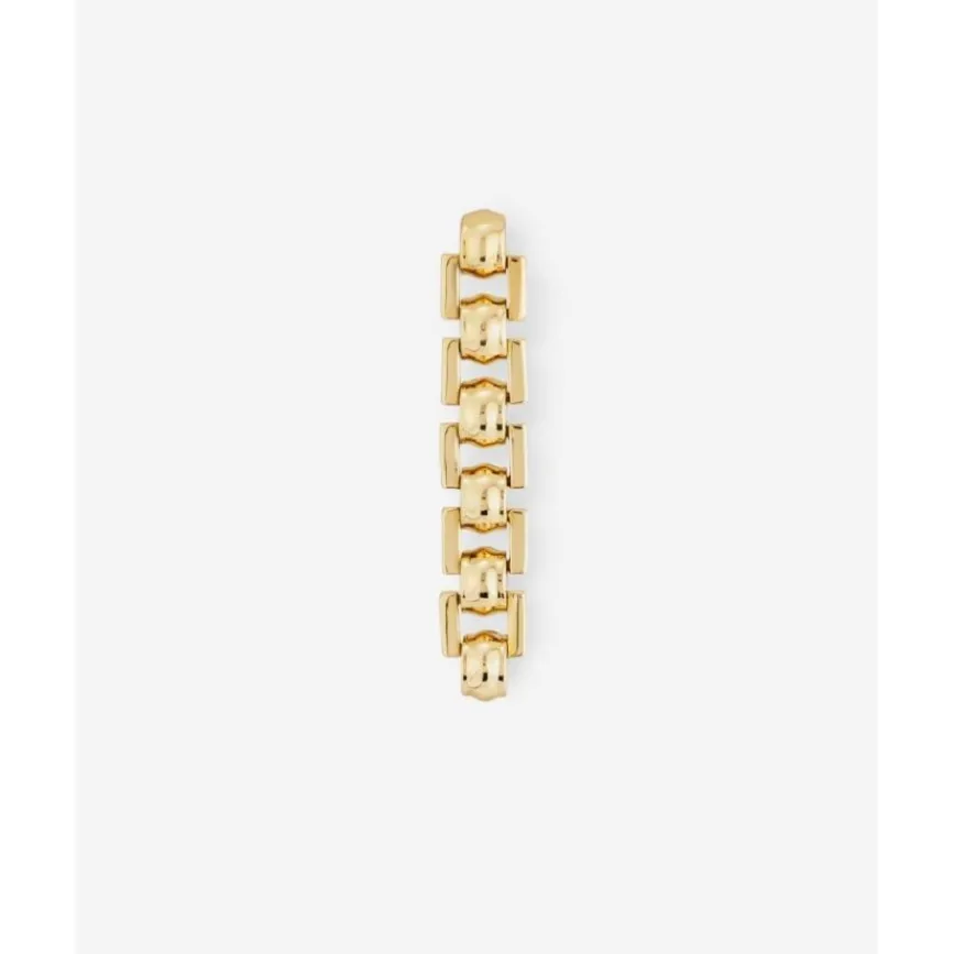 Buddha to Buddha Gold Ohrringe | Silberschmuck-Ohrring Batul Gold 14kt YG Einzelstück