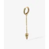 Buddha to Buddha Gold Ohrringe | Goldschmuck-Ohrring Ben 14kt Gold Einzelstück