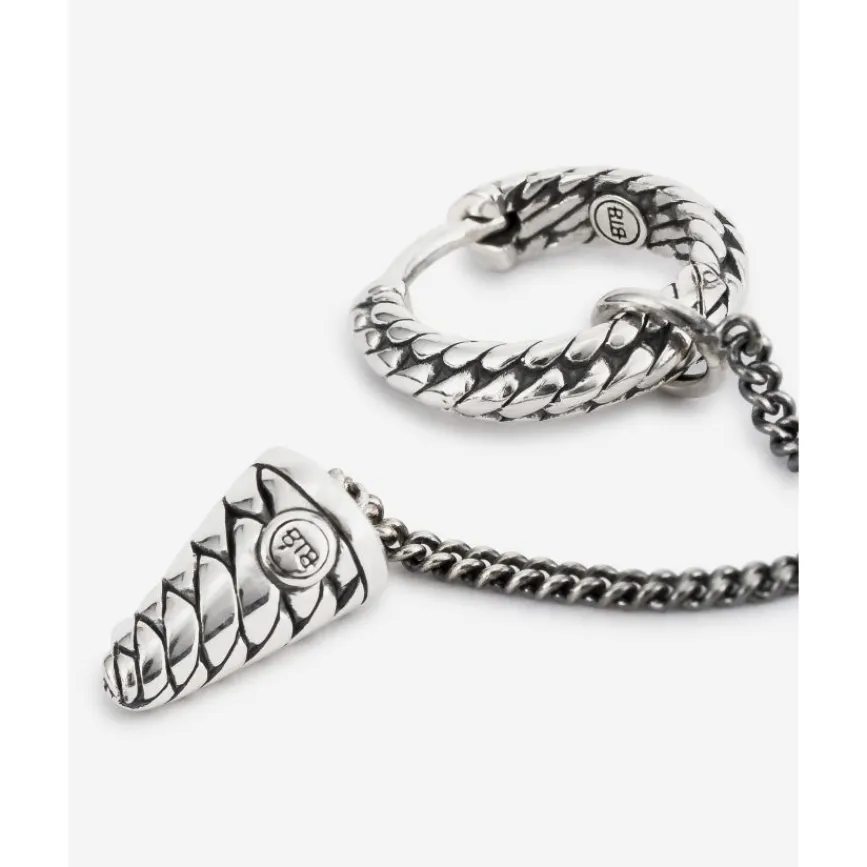 Buddha to Buddha Silber Ohrringe | Silberschmuck-Ohrring Ben Single Piece