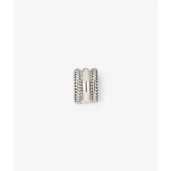 Buddha to Buddha Silber Ohrringe | Silberschmuck-Ohrring Ben Triple Silber Single Piece