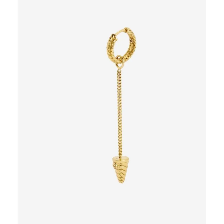 Buddha to Buddha Vergoldete Ohrringe | Premium Gold Plated Jewelry-Ohrring Ben Vergoldet Single Piece