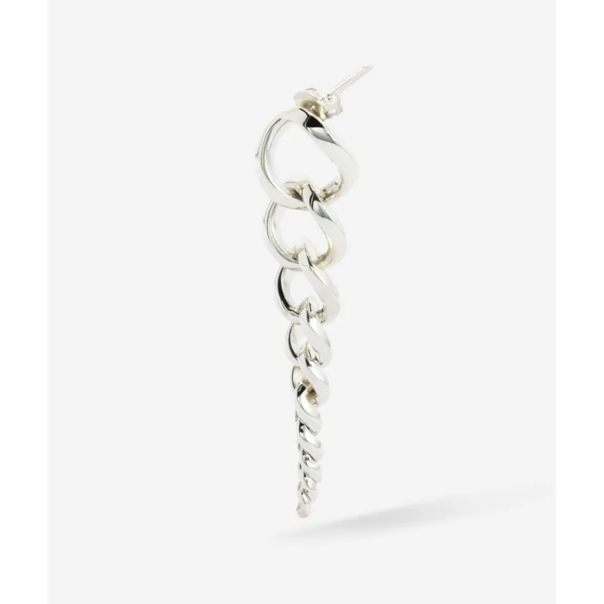 Buddha to Buddha Silber Ohrringe | Silberschmuck-Ohrring Chain Gradient Silber Single Piece