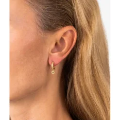 Buddha to Buddha Vergoldete Ohrringe | Premium Gold Plated Jewelry-Ohrring Esther Vergoldet Single Piece