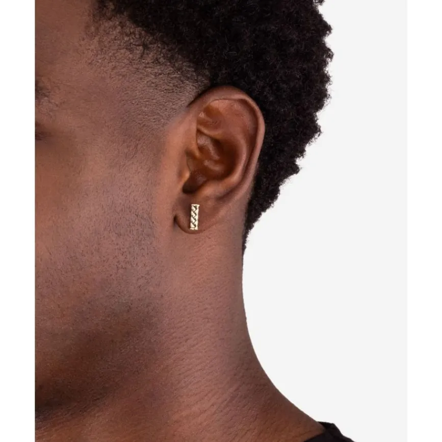 Buddha to Buddha Gold Ohrringe | Silberschmuck-Ohrring George Gold 18kt YG Einzelstück