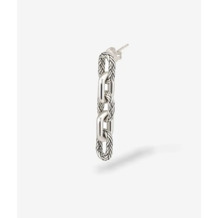 Buddha to Buddha Silber Ohrringe | Silberschmuck-Ohrring Katja Link Silber Single Piece