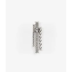 Buddha to Buddha Silber Ohrringe | Silberschmuck-Ohrring Triple Mini Silber Single Piece