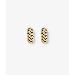 Buddha to Buddha Gold Ohrringe | Silberschmuck-Ohrringe Ben Gold 14kt