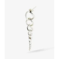 Buddha to Buddha Silber Ohrringe | Silberschmuck-Ohrringe Chain Gradient Silver Set