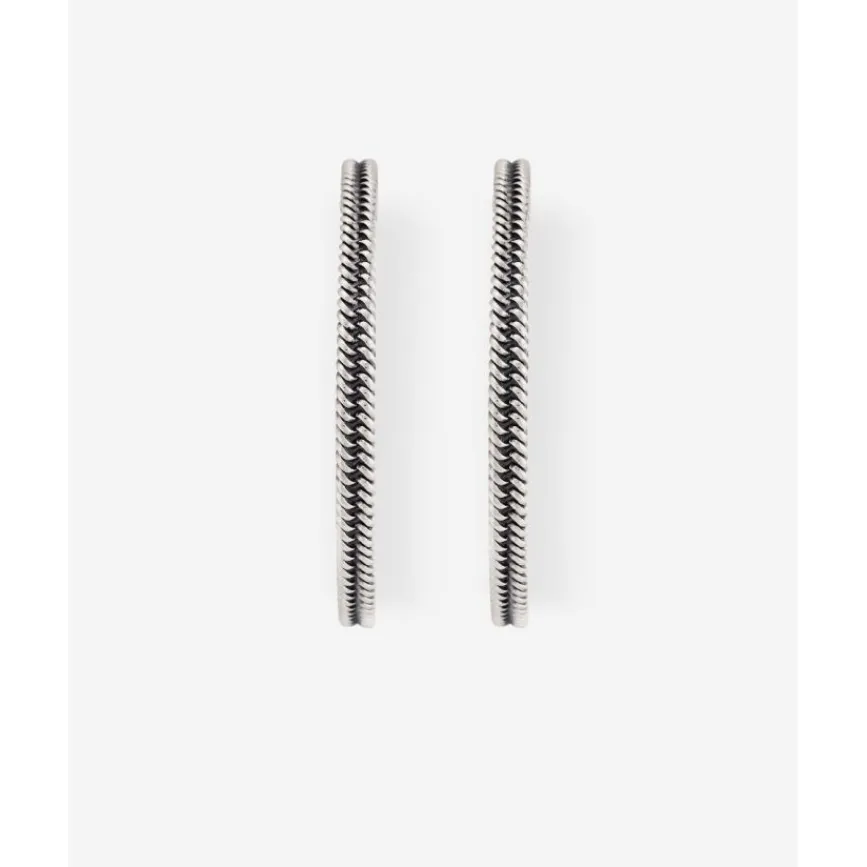 Buddha to Buddha Silber Ohrringe | Silberschmuck-Ohrringe Chain Hoop