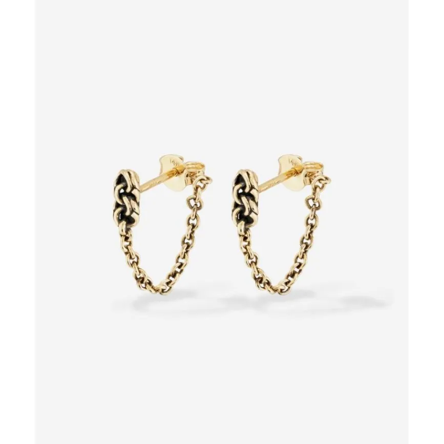 Buddha to Buddha Gold Ohrringe | Goldschmuck-Ohrringe Davina Gold 14kt