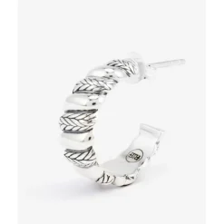 Buddha to Buddha Silber Ohrringe | Silberschmuck-Ohrringe Ellen Spiral Silber