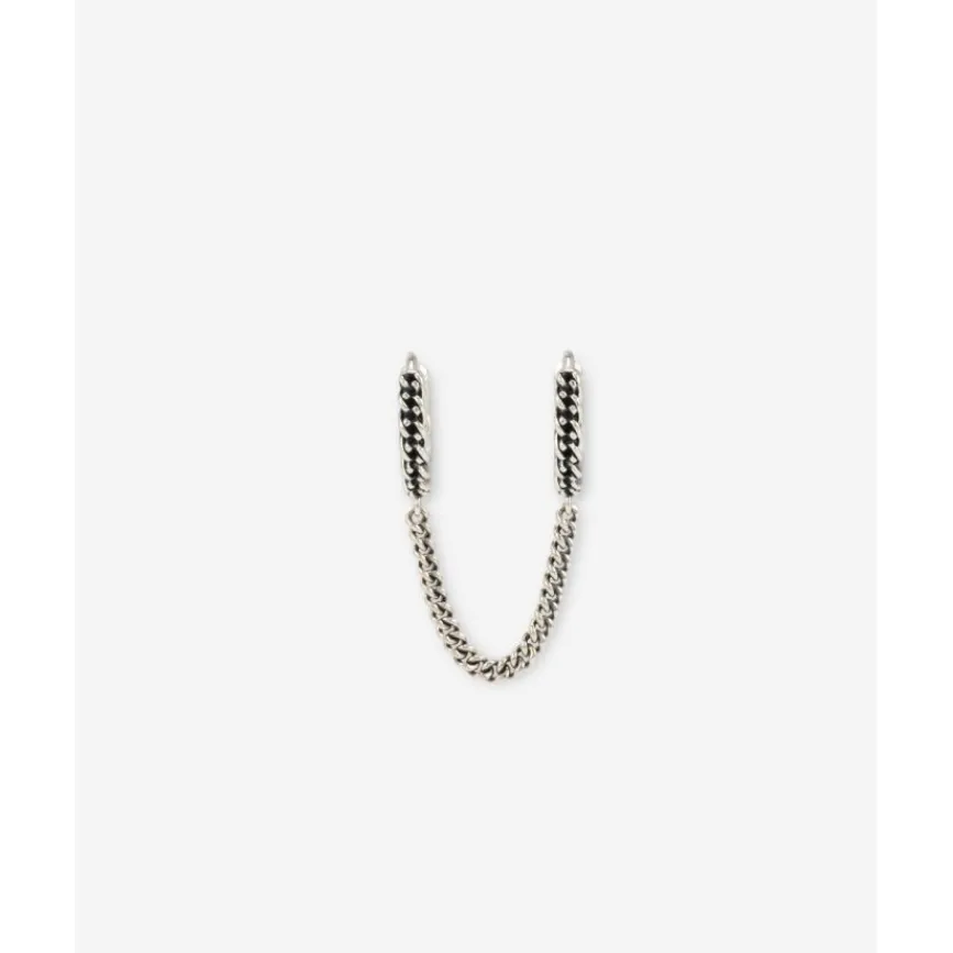 Buddha to Buddha Silber Ohrringe | Silberschmuck-Ohrringe Nathalie Double Linked Silber Single Piece
