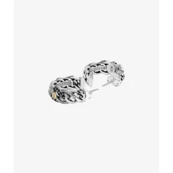 Buddha to Buddha Silber Ohrringe | Limited Editions-Ohrringe Nathalie schwarz Spinel Limited Silber Gold 14kt
