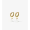 Buddha to Buddha Vergoldete Ohrringe | Beads Jewelry-Ohrringe Perle Barbara Vergoldet