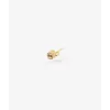 Buddha to Buddha Vergoldete Ohrringe | Premium Gold Plated Jewelry-Ohrstecker Barbara Logo Vergoldet Single Piece