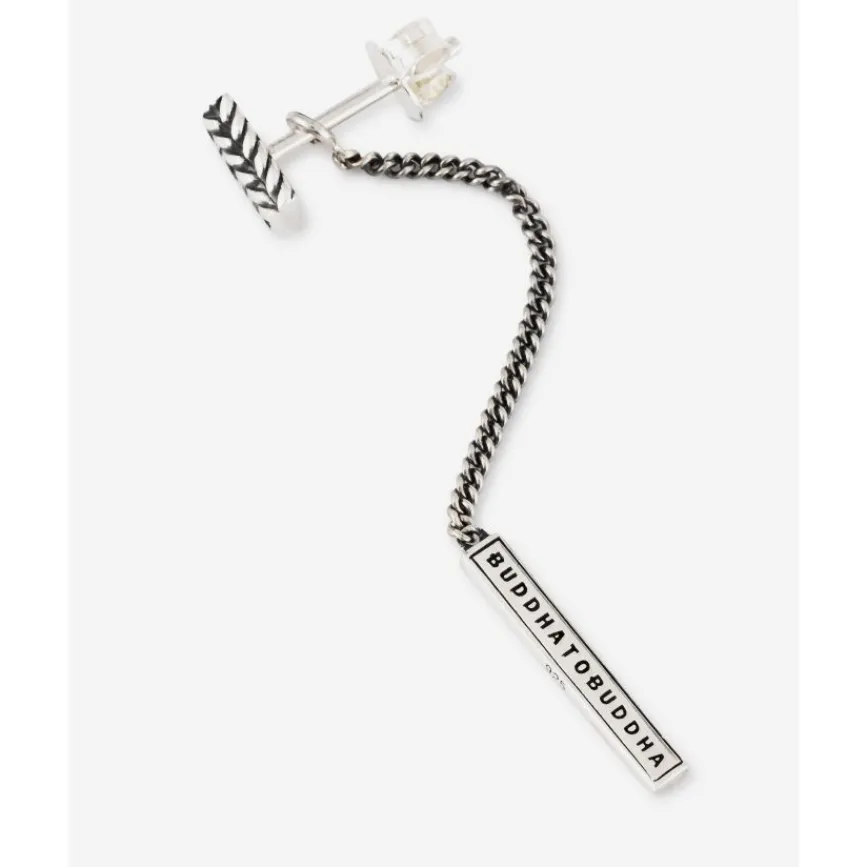 Buddha to Buddha Silber Ohrringe | Silberschmuck-Ohrstecker Ellen Single Piece