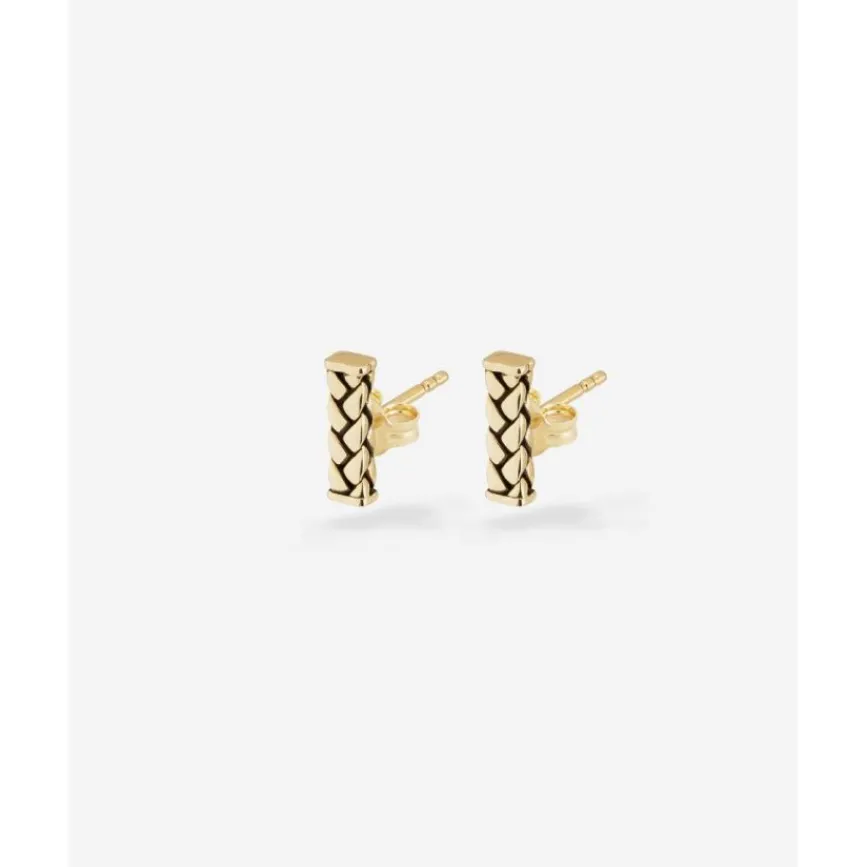 Buddha to Buddha Gold Ohrringe | Goldschmuck-Ohrstecker George Gold 14kt